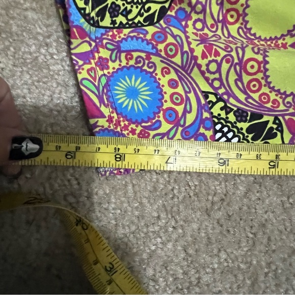 Sugar Skull cropped leggings M - Picture 2 of 3